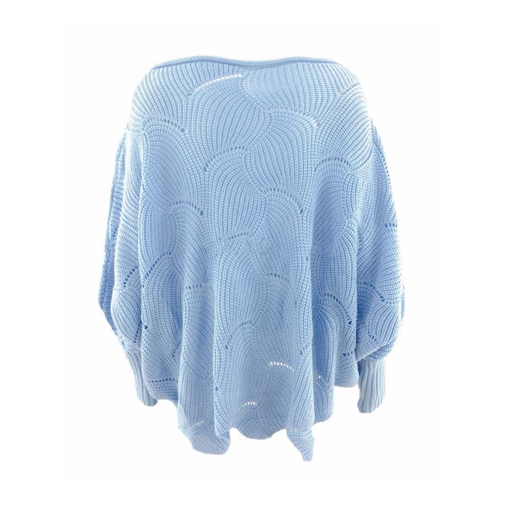 Damen Pullover Übergroßer Fledermauspullover mit Schulterfreiheit - Lässiger lockerer Strickpullover für Damen Langarmshirt Baggy-Bluse Aushöhlung - Trendige Strickwaren