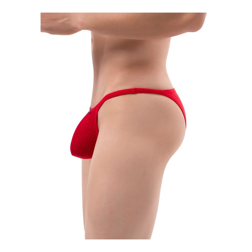 Brasilianischer Rücken Herren Slips - Sexy Durchsichtige Bikini-Unterwäsche mit Hoher Dehnung und Niedriger Taille
