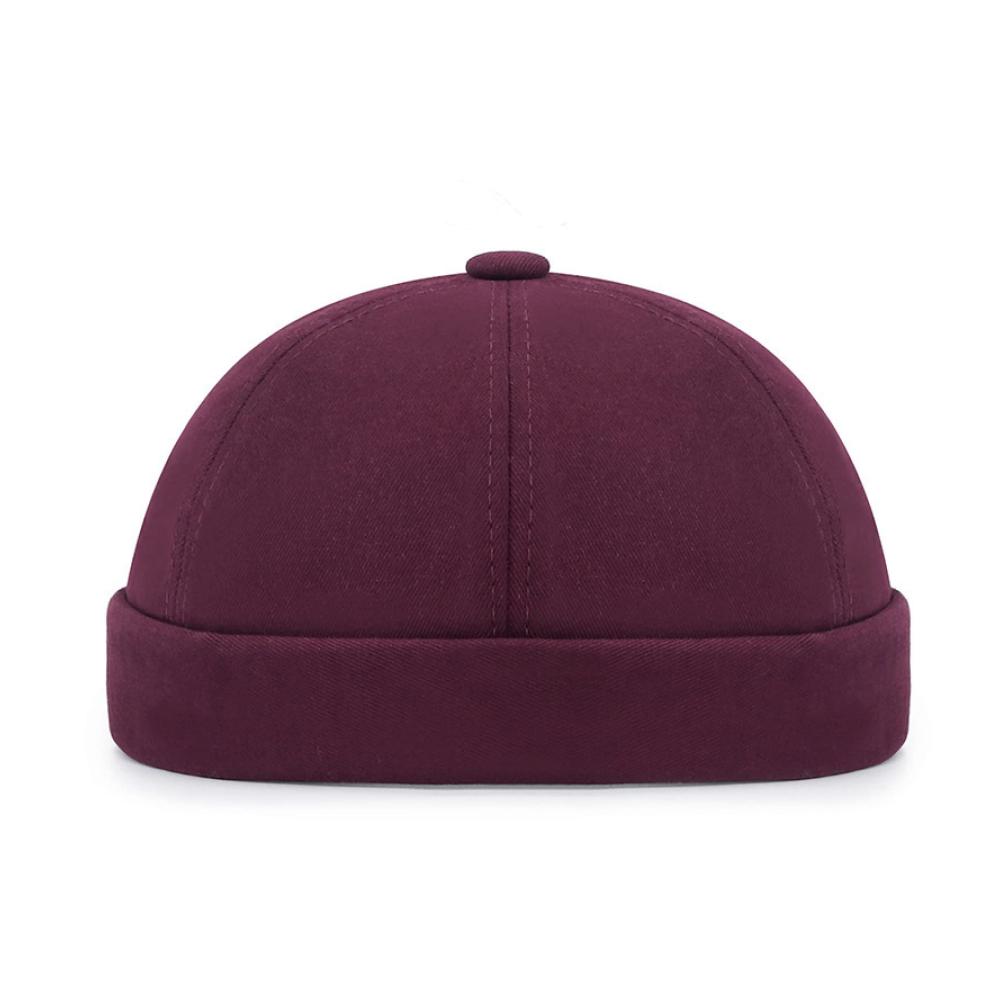 Baskenmützen & Barette Vintage Melonenhaut Hut-Set für stilbewusste Männer und Frauen – Vielseitige Straßenmode mit Krempe perfekt für den individuellen Look