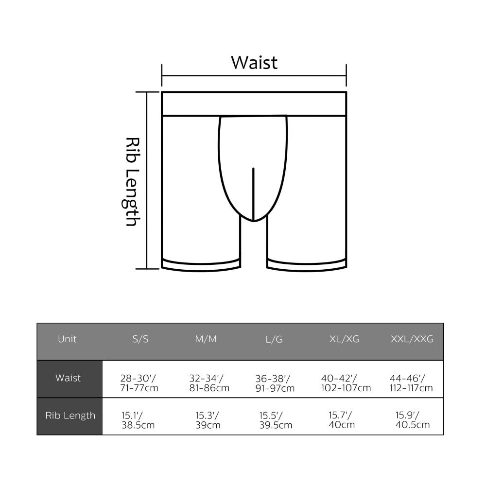 Herren Boxershorts im 3/4er Pack – Lange Beinlänge aus Baumwolle bequeme Unterwäsche für optimalen Tragekomfort