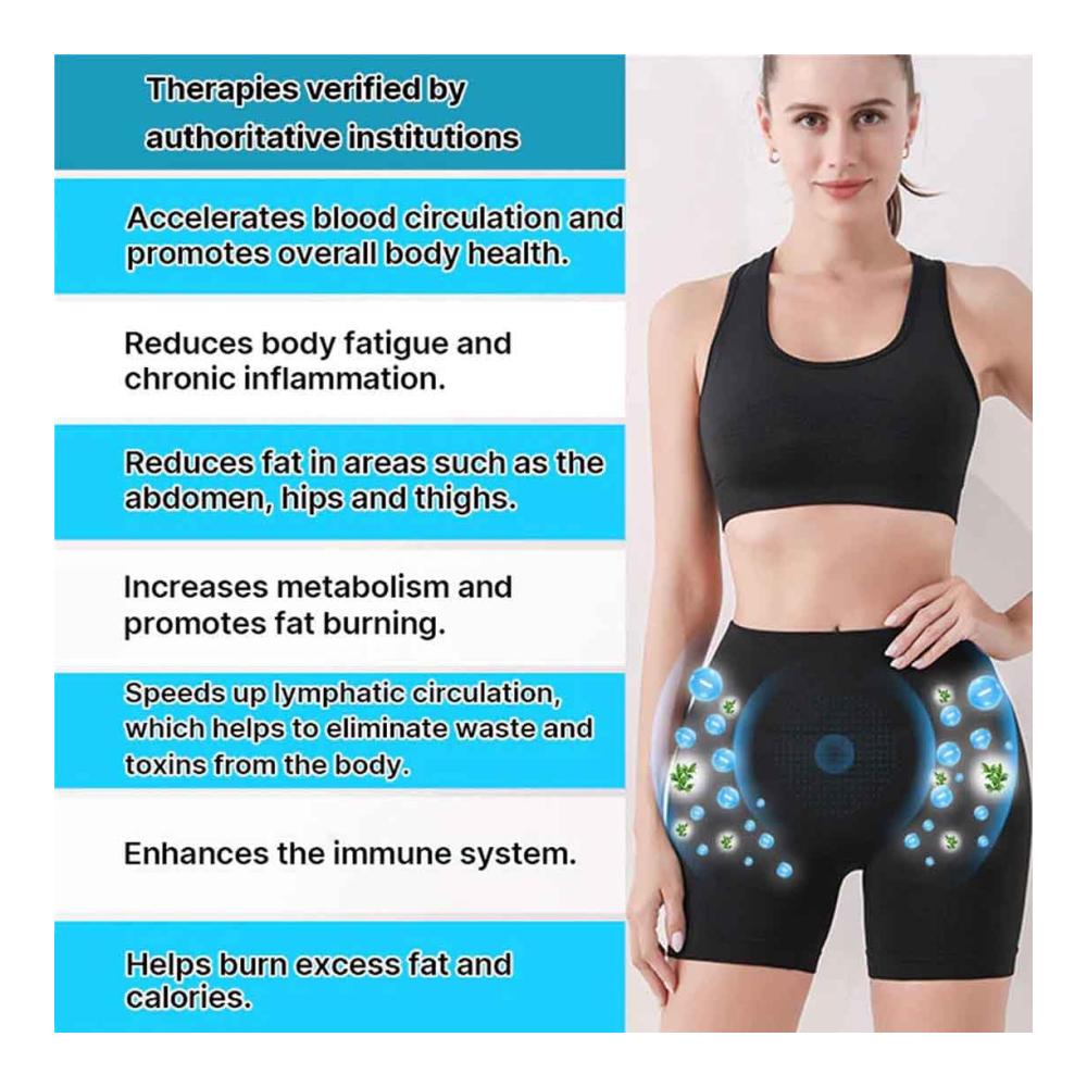 Shapermov Ionen Shorts - Damen Yoga Fitness Shorts mit Hoher Taille Bauchkontrolle und Turmalin Stoff für Bequemen Tragekomfort
