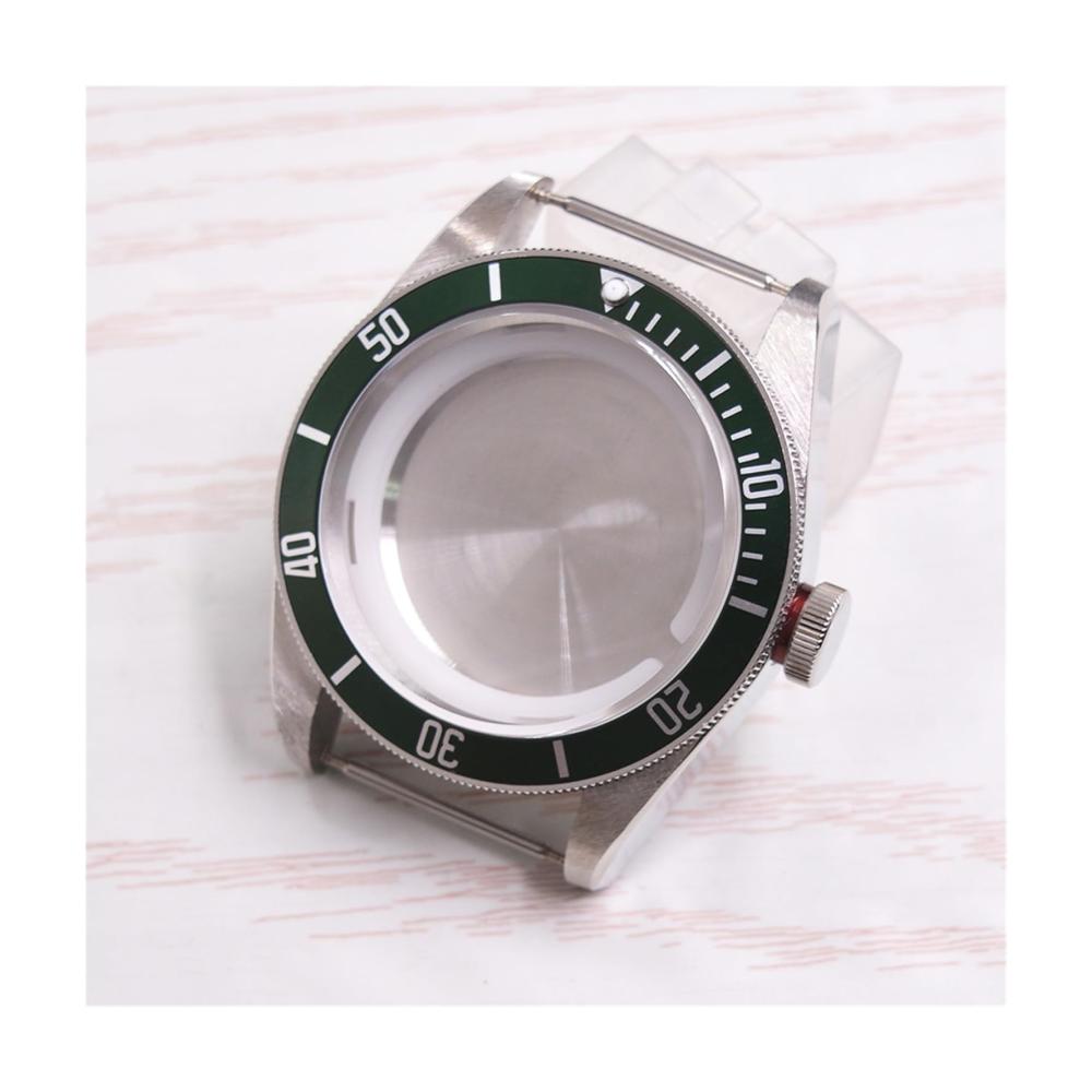 41 mm Uhrengehäuse mit Saphirglas NH34 NH35 NH35A NH36 NH36A Kompatibilität ETA 2824 PT5000 Uhrwerk Drehbare Lünette - Hochwertiges Zubehör für Uhren (Farbe F Größe für ETA 2824 PT5000