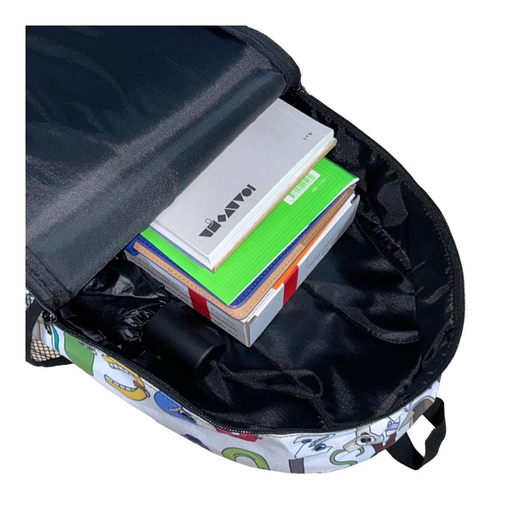 Alphabet Lore Schulranzen Ergonomischer Unisex Rucksack für Kinder ab 11 Jahre - Schultasche 20-35L Schön und Durchdacht - Perfekt für Schule Uni Reisen Freizeit und Job
