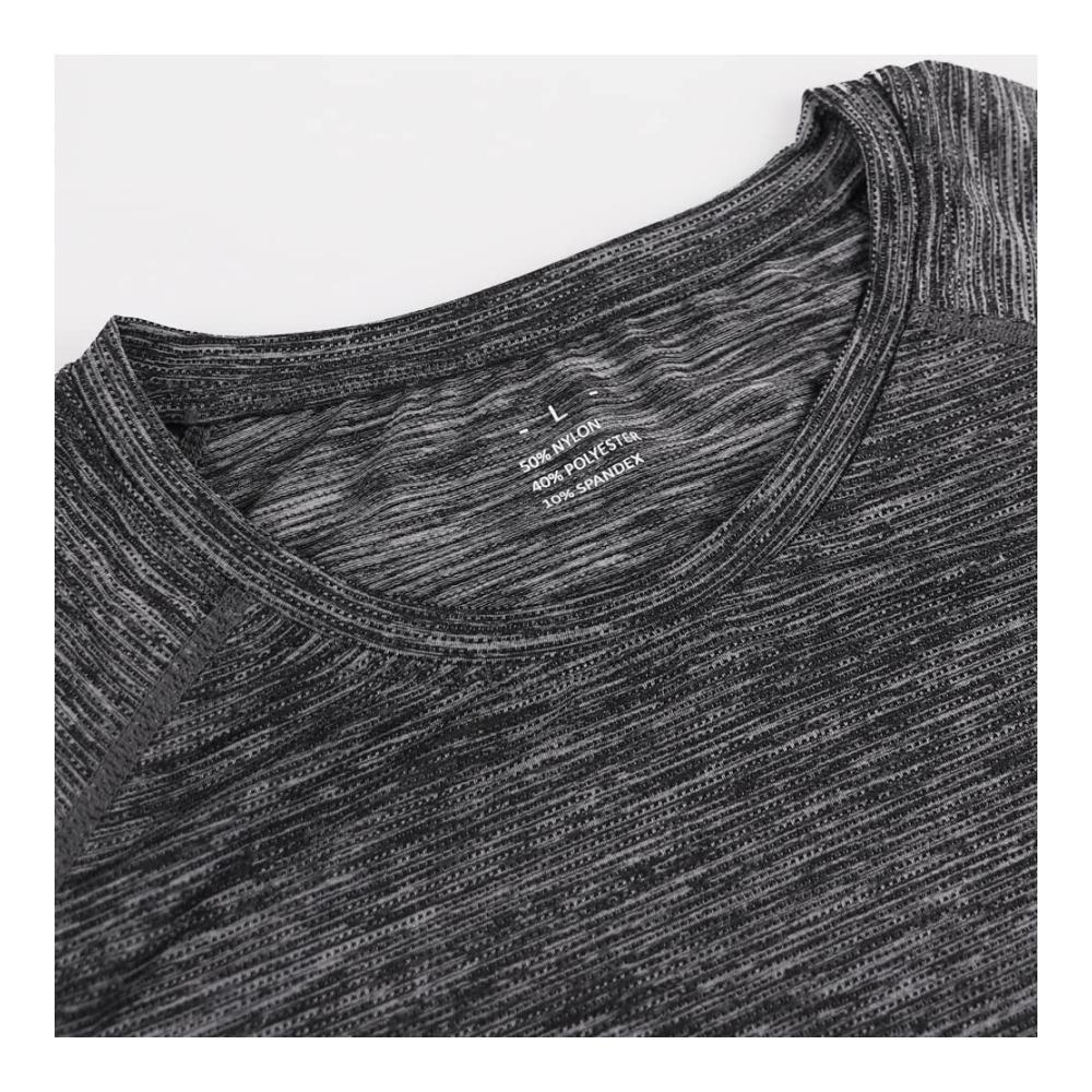 Herren Langarm Kompressionshemd für Sport Fitness Bodybuilding - Atmungsaktives Workout Shirt