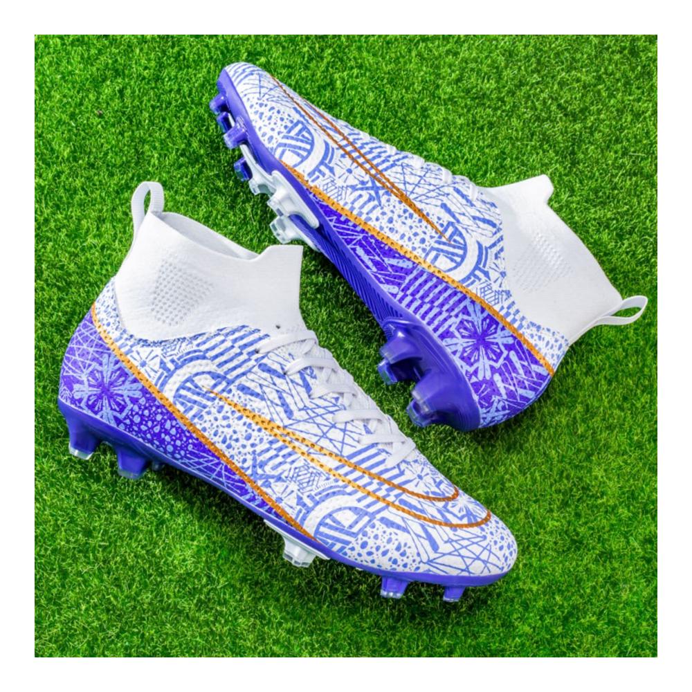 Fußballschuhe Xinghuanhua - Hochwertige Herren High-Top Kicks für Kinder und Jugendliche - Professionelle Sporttrainingsschuhe für Indoor und Outdoor Turf Soccer