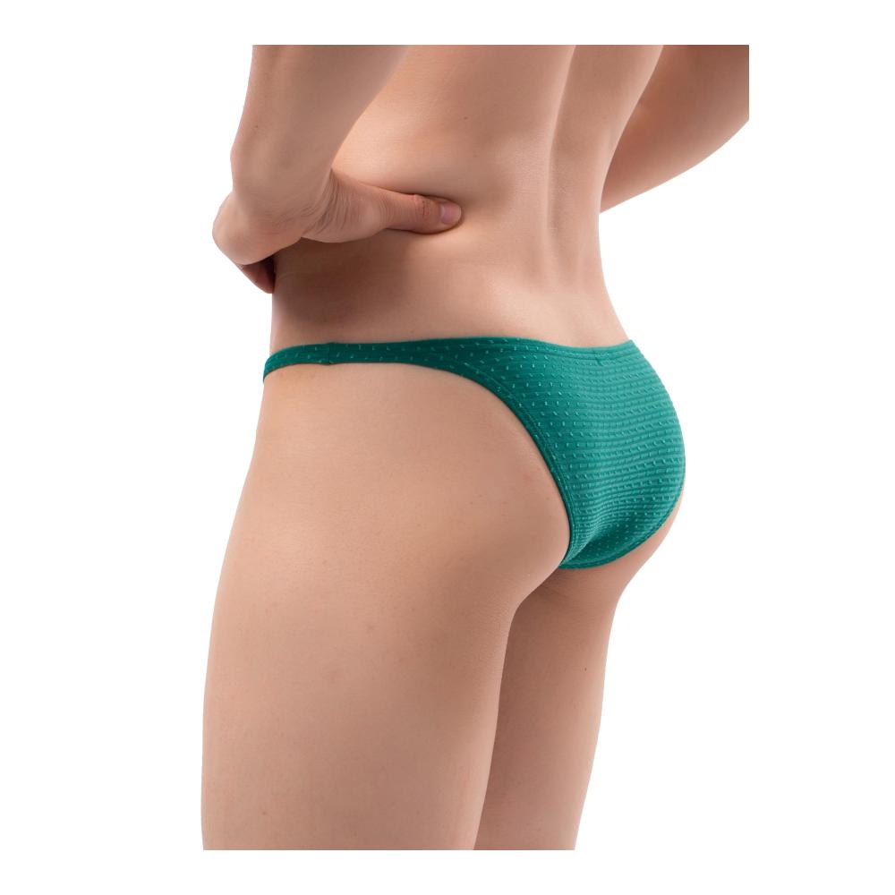 Brasilianischer Rücken Herren Slips - Sexy Durchsichtige Bikini-Unterwäsche mit Hoher Dehnung und Niedriger Taille