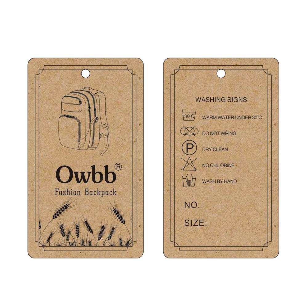 Boho-Style Damenrucksack – Owbb Mädchen Schulrucksack mit Retro-Druck Leinwandmaterial Magnetknopf Tasche und Reißverschluss – Kinderrucksack für den täglichen Gebrauch