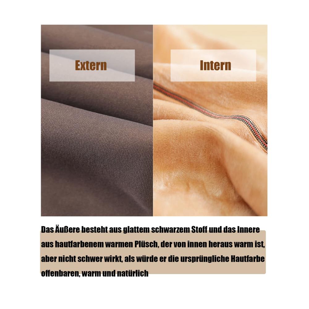 Warme Thermostrumpfhosen für Damen - Blickdichte Leggings mit Fleece-Futter für den Winter