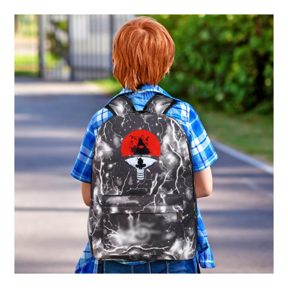 Anime Jugendliche Tagesrucksack mit USB-Ladeanschluss und Kopfhöreranschluss