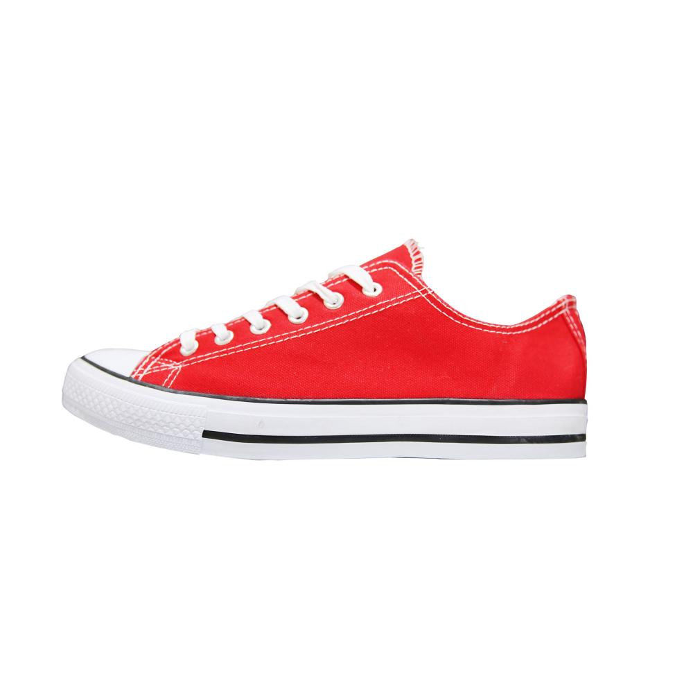 Mapleaf Damen Herren Canvas Sneaker – Klassische Low and High Top Turnschuhe in Knöchelhoher Halbschuh-Ausführung für Sommerkomfort (Größe 24-45