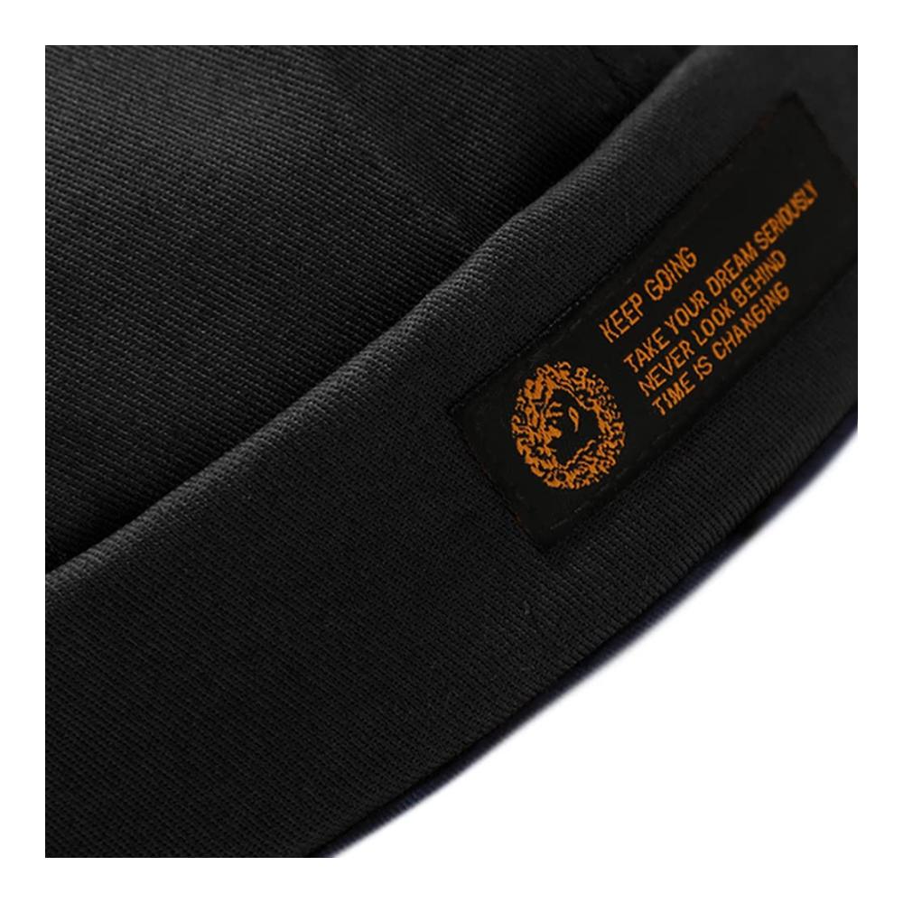 Dockermütze Herren - Retro Strickmütze mit Brimless Hat Schädelkappe Matrosenstil gerollter Manschette - Arbeiter Beanie Mütze