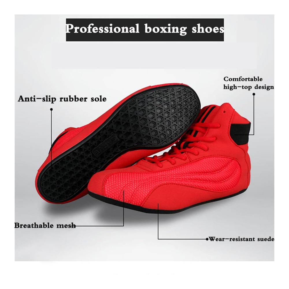 Leichte und strapazierfähige Herren Boxschuhe für Wrestling Crossfit und Gewichtheben