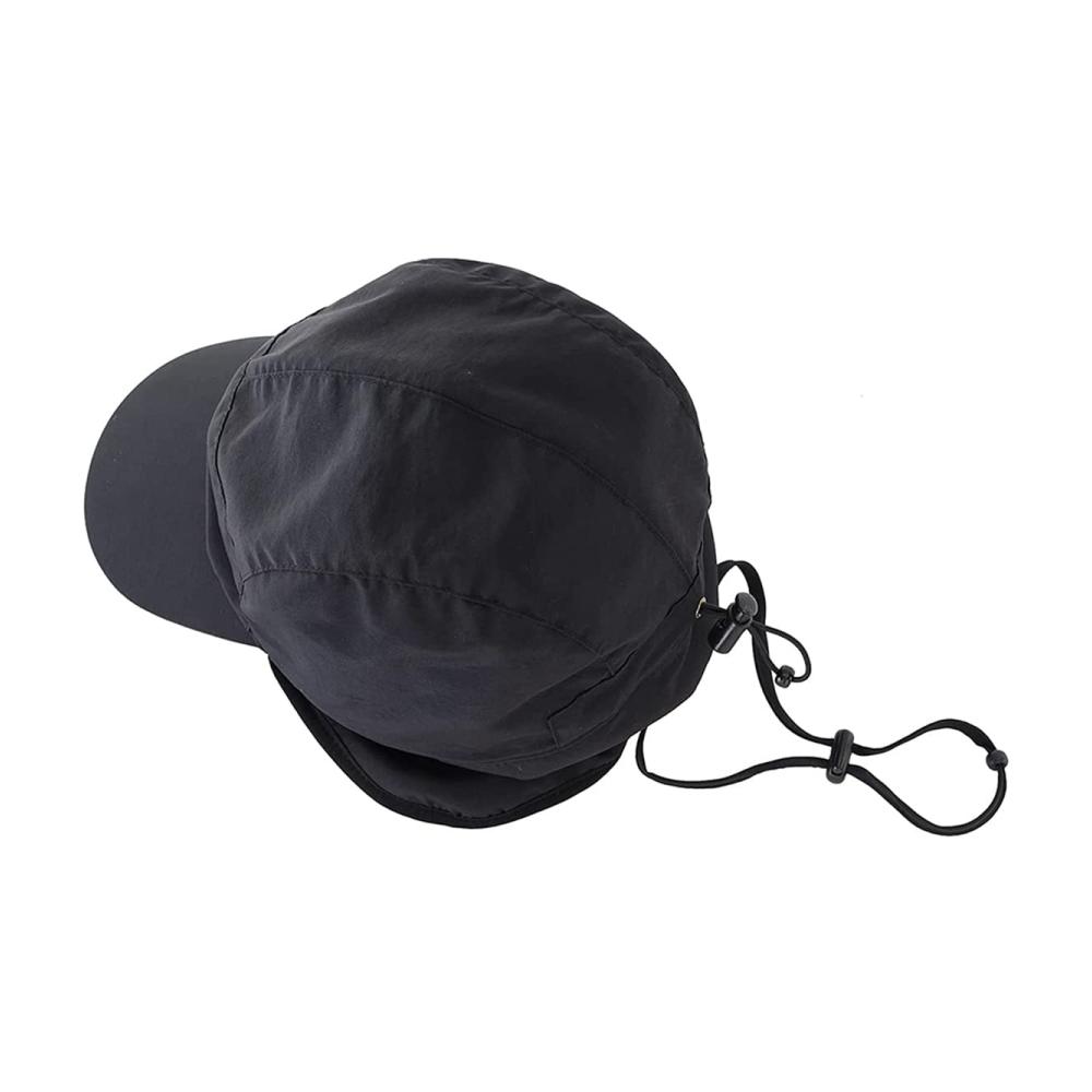 Winter Schirmmützen mit wasserdichtem Design Warmem Polyesterfutter und Ohrenklappen - Schwarze Ballmütze