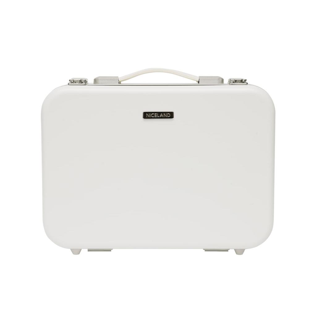 Multifunktionale Make-up-Box mit verstellbarem Beinspiegel dimmbaren LED-Lampen und kippbarem Spiegel – Friseur-Roller aus beleuchteter Aluminiumlegierung