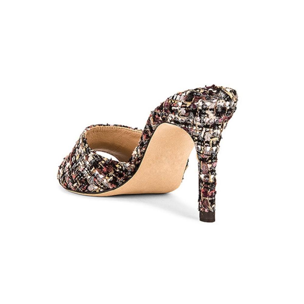 Damen-Stilettos Elegante High Heels mit Offenen Zehen Rückenfreie Hausschuhe und Multicolor-Optionen - Größe EU(CN) 43/US12