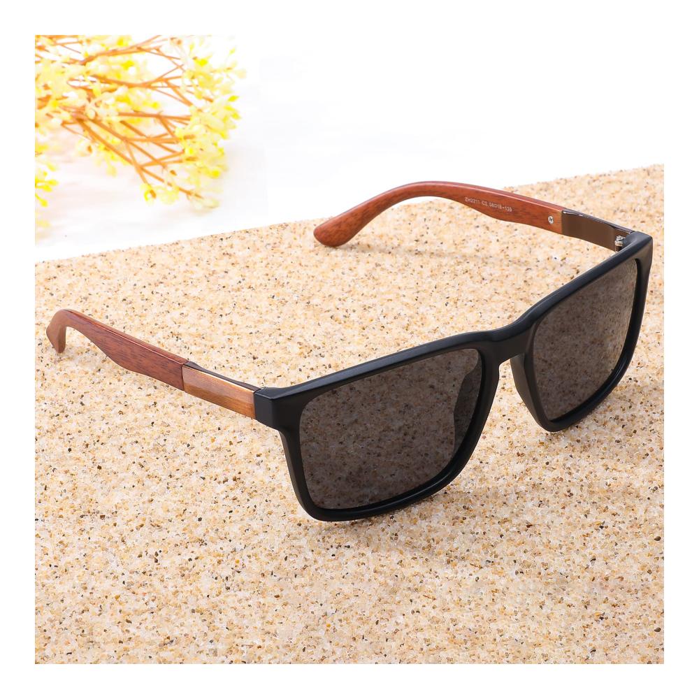 Polarisierte Rechteckige Sonnenbrille mit UV400 Schutz - Klassisches Design für Männer und Frauen ideal zum Fahren Angeln Reisen und Golfen