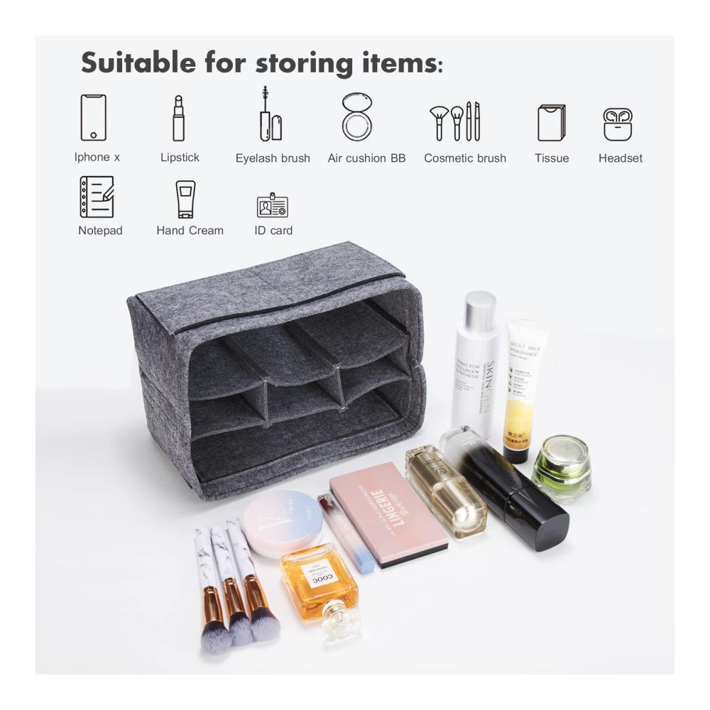 Multifunktionales Taschenorganizer-Set Filz-Organisator mit Fächern für Handtaschen Rucksäcke und Shopper