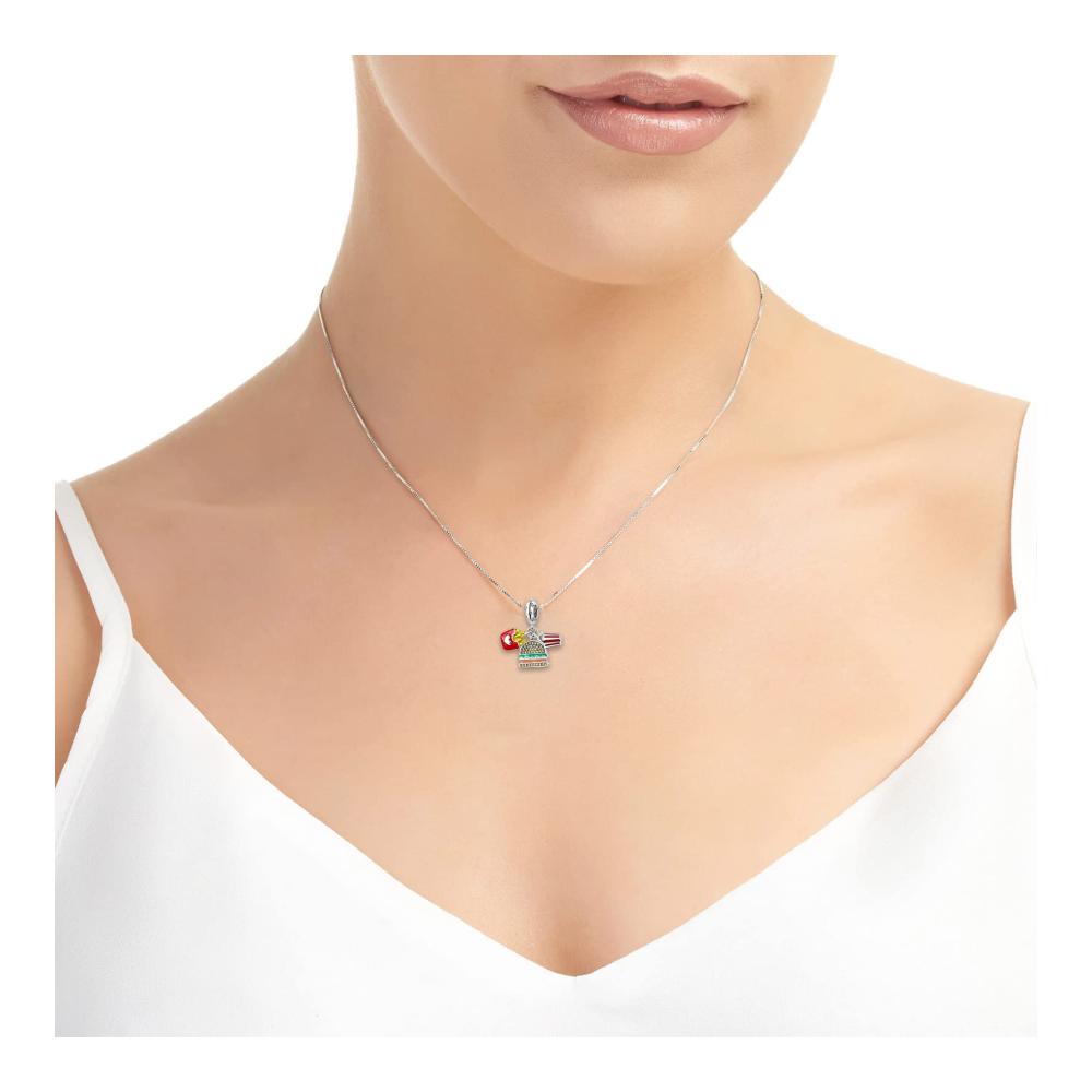 925 Sterling Silber Bead Charms Set - Sea Star und Turtle Anhänger für Armbänder und Halskette - Glücksbringer Schmuck für Frauen und Mädchen - Passend als Geschenkperlenanhänger (Lieblingsessen