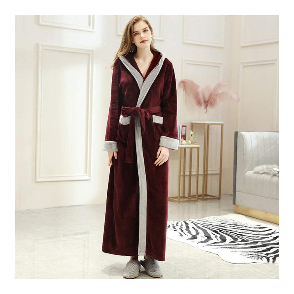 Women Hooded Wine