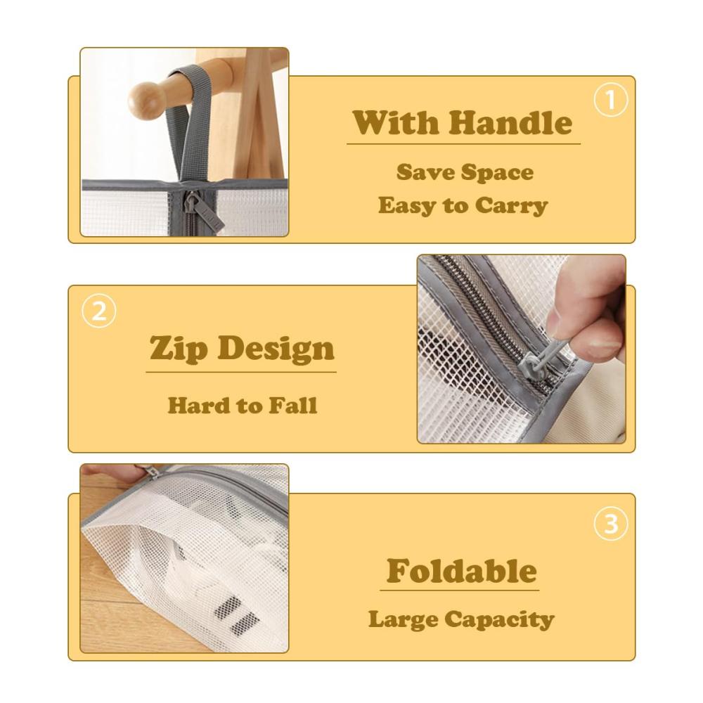 Natürlich wie wäre es mit diesem
Schuhtaschen Set 4 Wasserdichte Schuhbeutel mit Reißverschluss und Multifunktionalem Design - Organizer für Urlaub und Zuhause in 4 Transluzenten Farben (44 * 22 cm