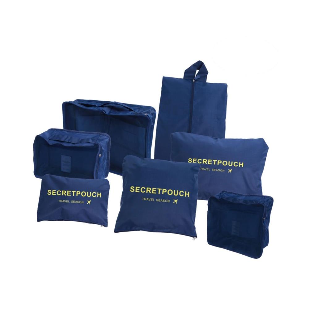 Kofferorganizer Set - 7-teilige Reisegepäcktaschen wasserdicht und einstellbar