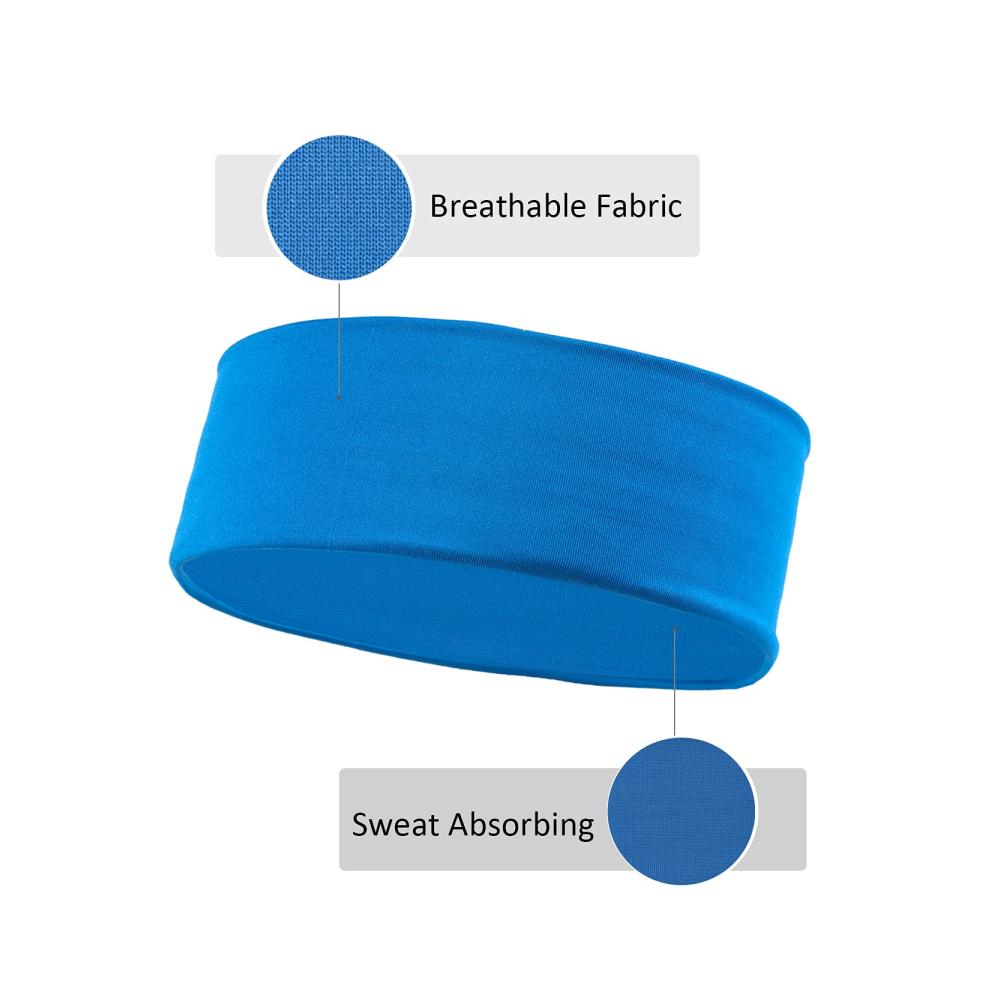Sport-Stirnbänder 10er Set – Atmungsaktive Stirnbänder für Laufen Radfahren Yoga Basketball – Dehnbar Feuchtigkeitsableitend Sport-Schweißbänder im praktischen Haarband-Design