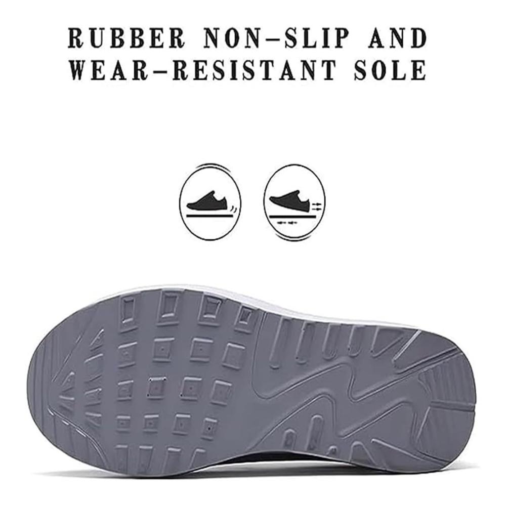 Orthopädische Damen-Sneaker Leichte Fitsshoes mit Luftkissen Fußgewölbeunterstützung und Slip-On-Design