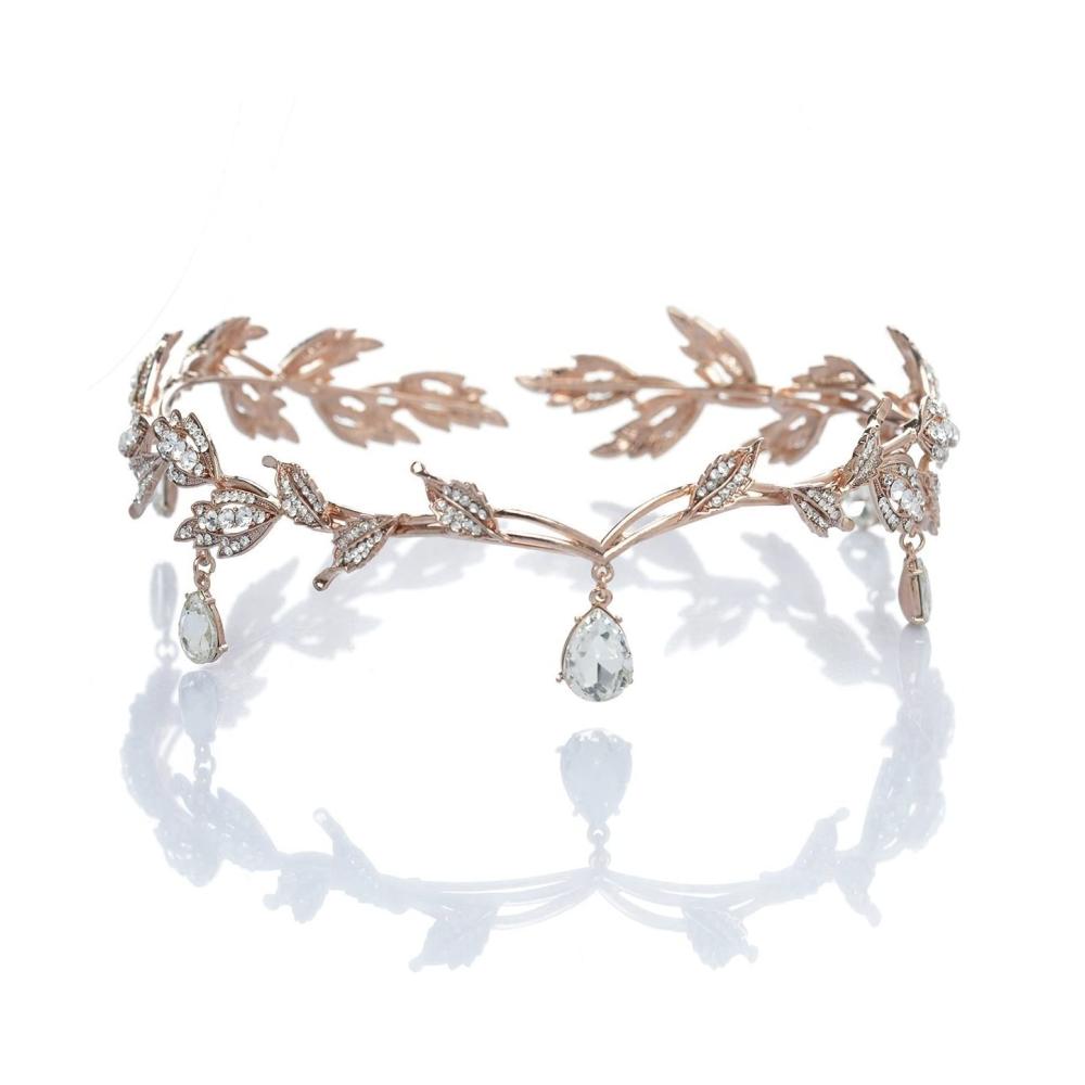 Haarbänder für Damen Eleganter Wasser-Diamant-Kopfschmuck mit kristallklarem Glanz