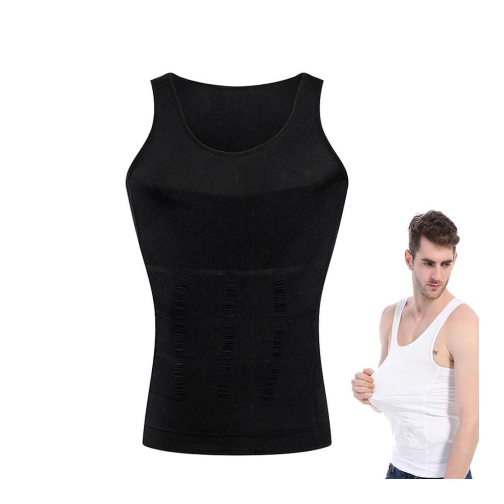 Sculptcore Herren Body Shaper - Formendes Ionisches Hemd für die Abnahme von Gynäkomastie - Kompressionshemd für Männer