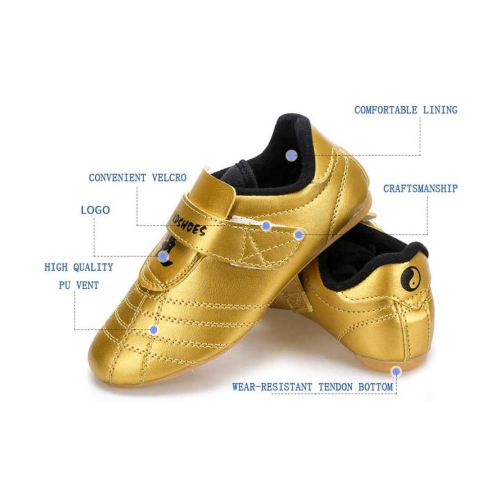 Multifunktionale Kampfsportschuhe Taekwondo Boxen Karate Kung Fu Tai Chi – Leichte Sneaker mit schwarzen Streifen