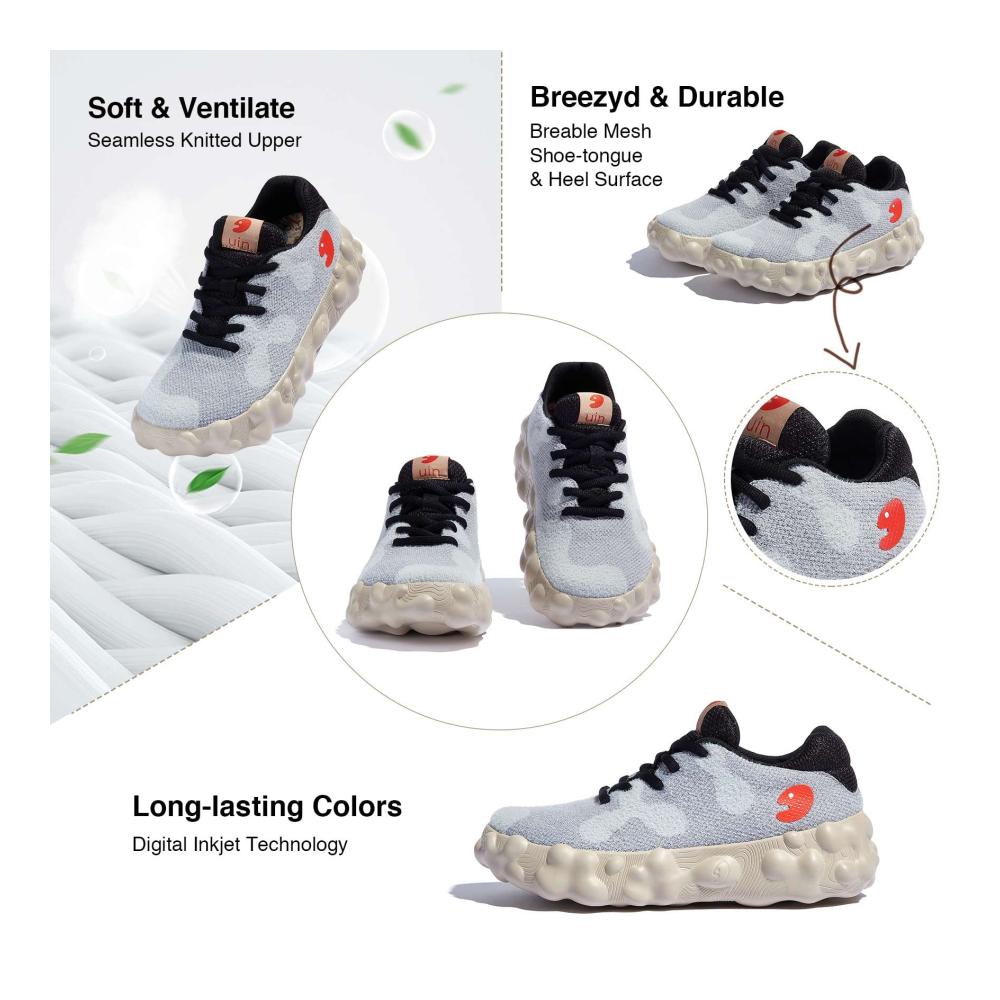 Damen Straßenlaufschuhe Leichte Reiseschuhe Slip On Segelschuhe in Weiß – Meerjungfrau Fashional Sneaker Canvas für Casual Wear