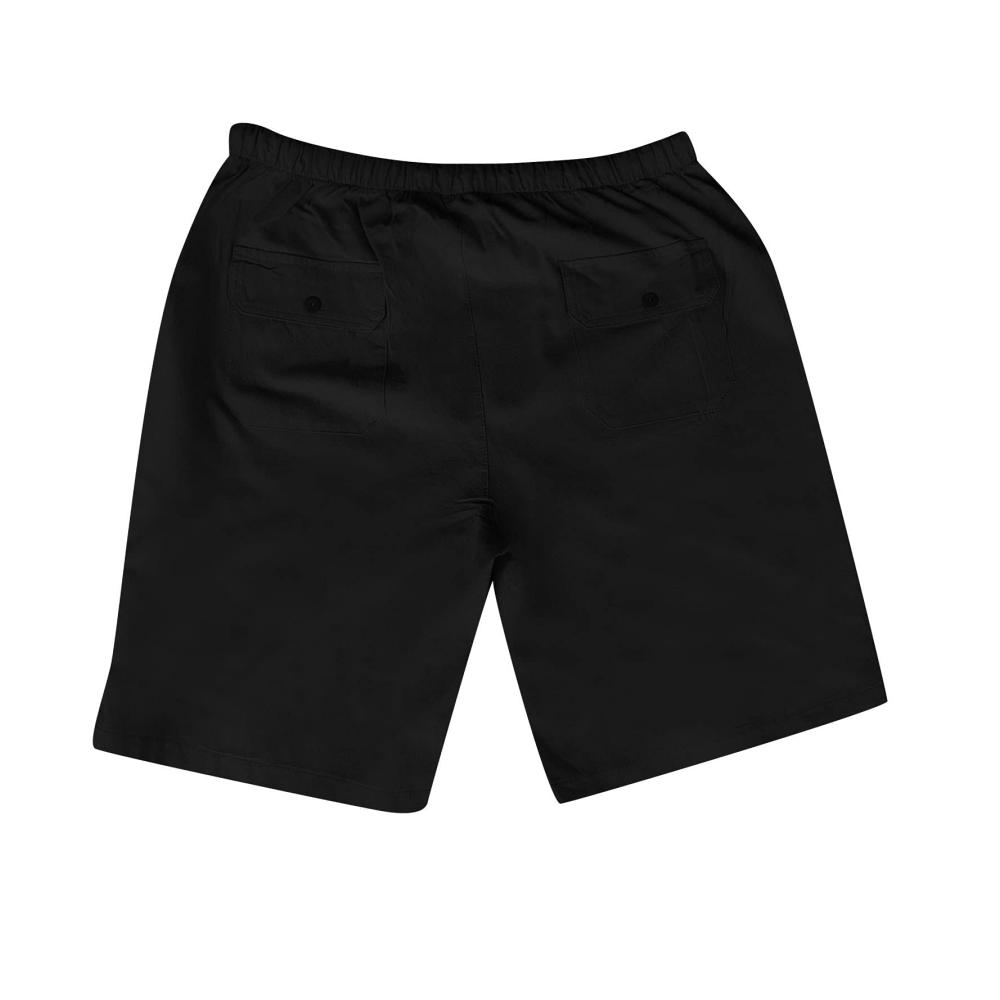 Herren Baggy Y2K Baumwolle Cargohose mit Taschen | Sommer Casual Shorts | Freizeit Bermuda Kurz Hosen für Männer