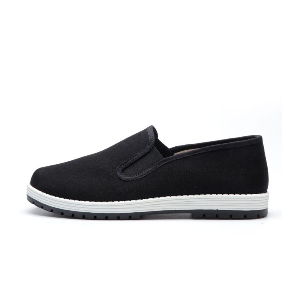 Kampfsportschuhe für Herren Taekwondo Kung Fu Taichi - Peking-Stil Slipper in Schwarz (Größe 44