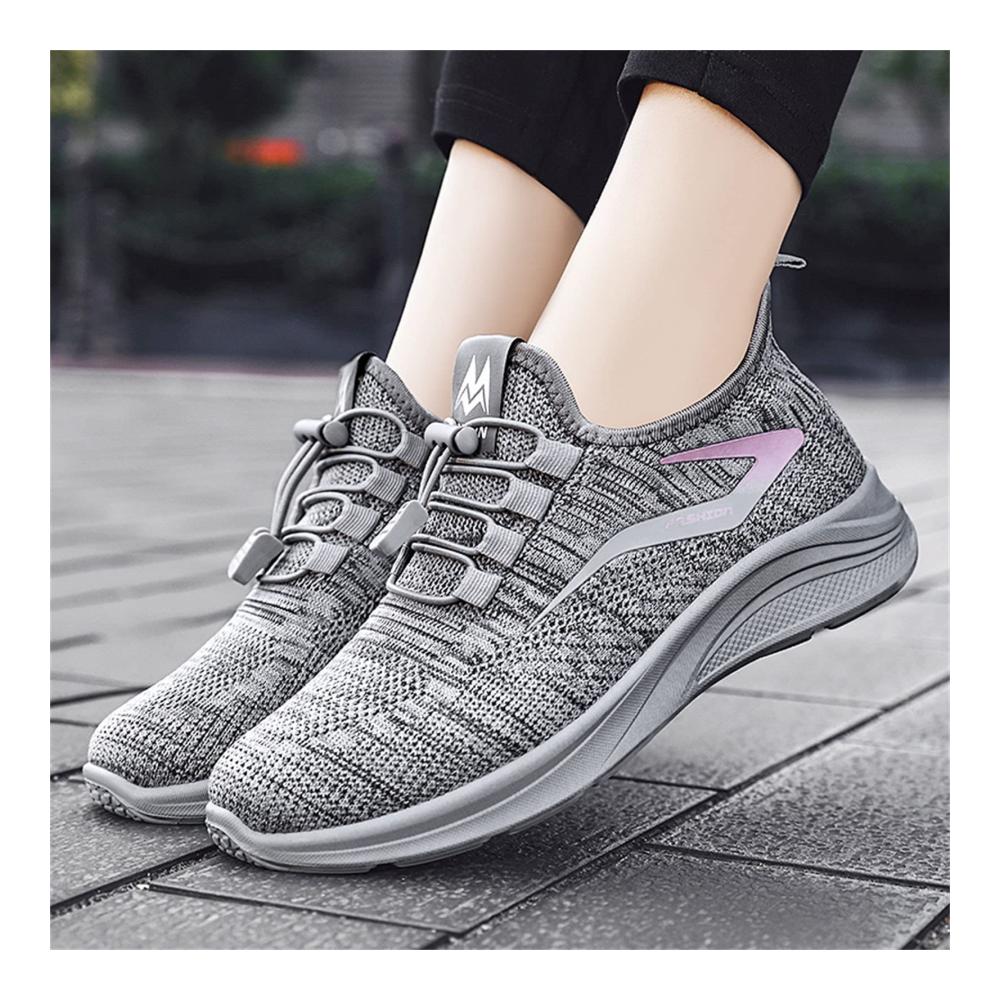 Walkingschuhe Damen Leichte Sneaker für Herbst und Winter Atmungsaktiv und Bequem für Outdoor Fitness - Mesh Sportschuhe mit Komfort für Straßenlauf