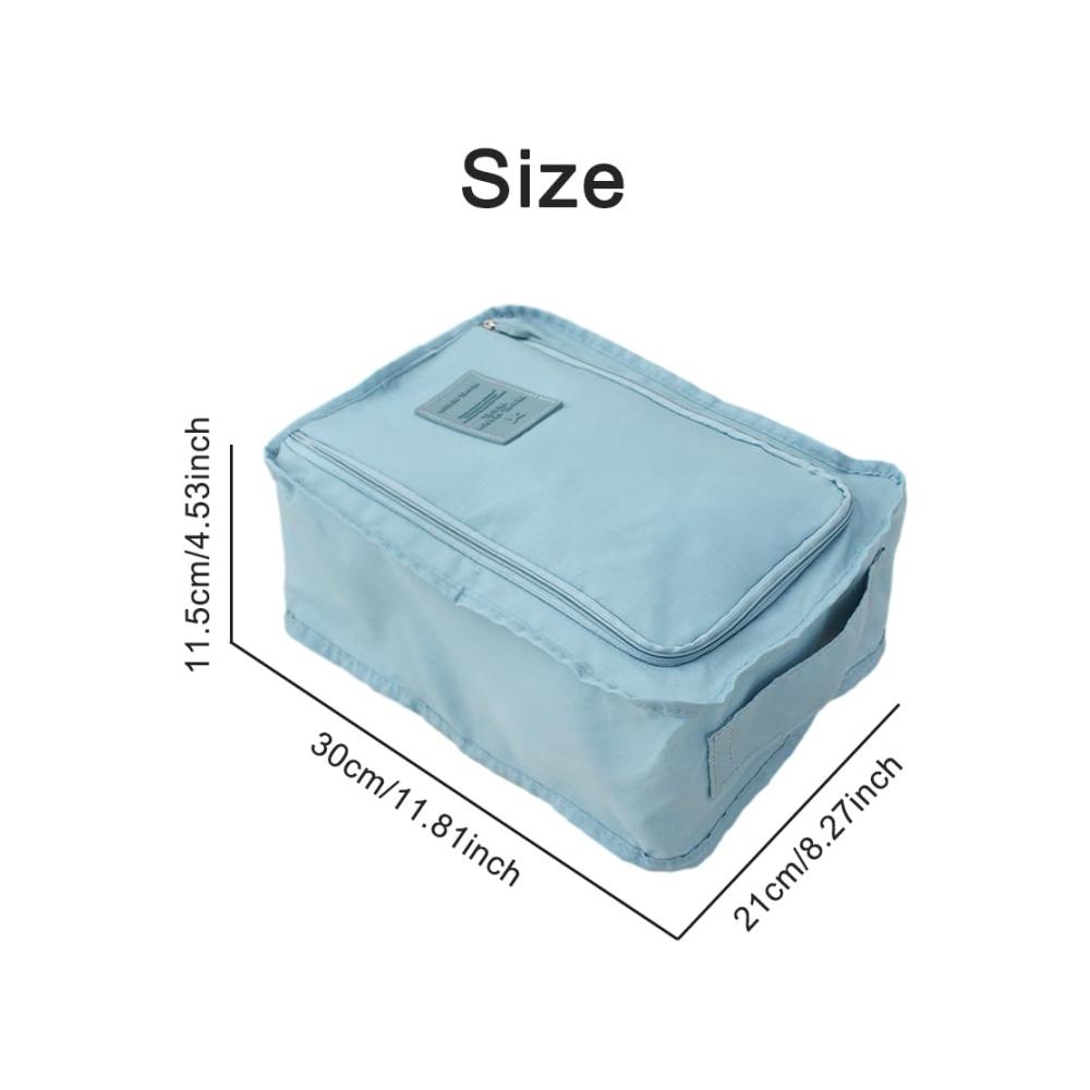 Faltbare Schuhtasche für Fitnessstudio und Reiseaufbewahrung - Doppelter Organizer