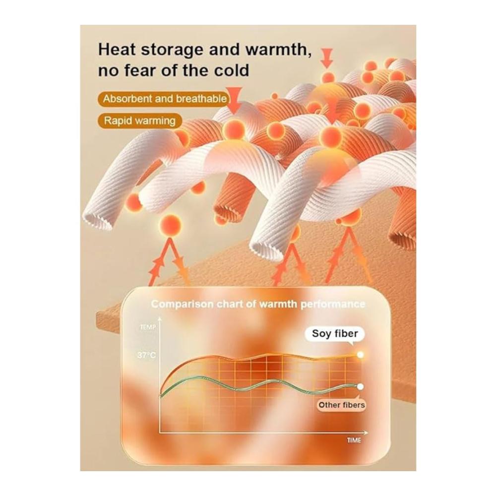 Invisible Thermal Sport-BH mit Hyaluronsäure - Hochwertige Hautpflege Ultra-dünn Warm und Spurlos - Dehnbares Material für unsichtbaren Komfort