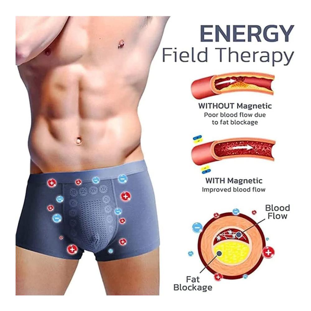 Retroshorts mit EFT-Energiefeldtherapie für Herren Magnetische Fitness Langlebigkeit und Schlankheit in jeder Slim-Unterwäsche
