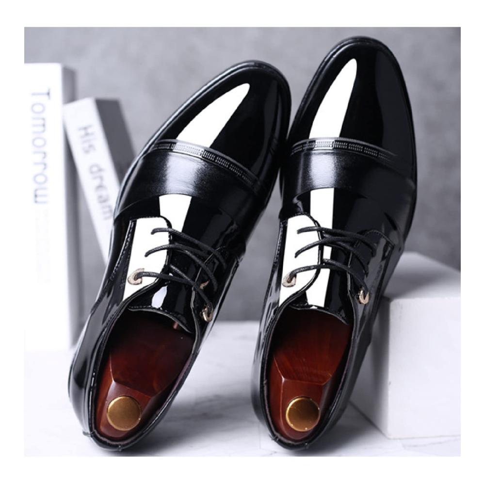 Klassische Herren Schnürhalbschuhe aus hochwertigem Leder – Perfekte Anzugschuhe für formelle und geschäftliche Anlässe