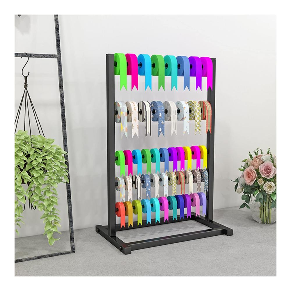 Schwarzes Metall Hutständer für Mütze Schal & Handschuh-Sets - 45x30x70cm | Desktop Bänder Lagerung & Display Rack für Zuhause Handwerk & Gewerbe