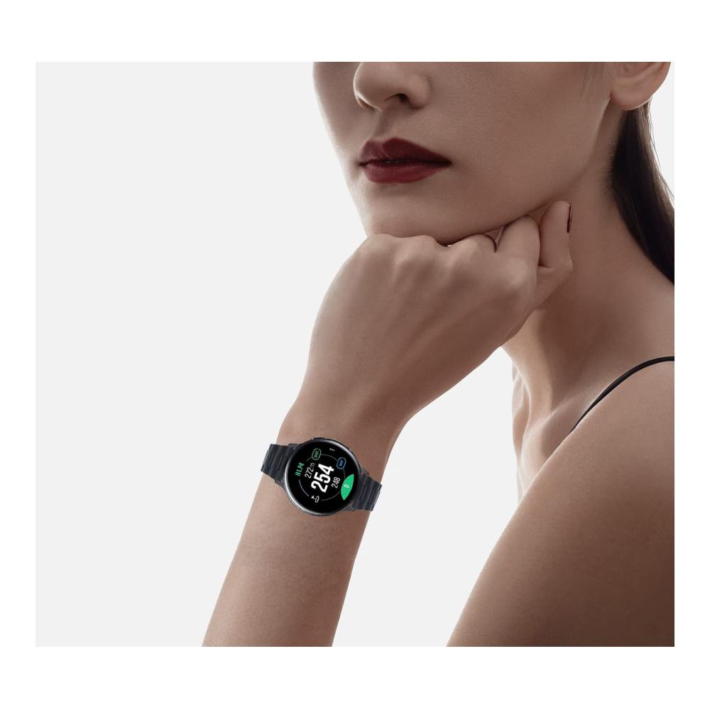 22mm Edelstahl Uhrenarmband - Selbstmontage Werkzeugfrei - Kompatibel mit Samsung Galaxy Watch 3 45mm Galaxy Watch 46mm Gear S3 Huawei Watch GT 2 46mm/Classic - Schwarz