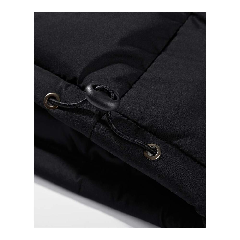 AnyuA Herren Steppweste mit Reißverschluss und praktischen Taschen - Stilvolle Outdoor-Weste mit Kletttasche im Futter