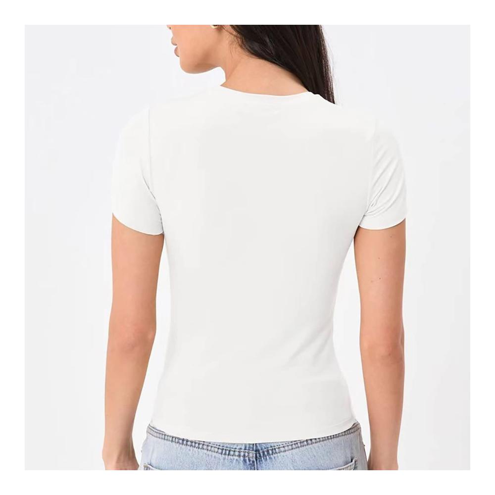 Langarmshirt Damen Slim Fit | Y2K Fashion Crop Top | Elegantes Rundhals Langarmshirt | Sexy Basic Oberteil | Streetwear Casual Top | Crop Tee in Einfarbig | Modisches Cropped Langarm | Damen Bluse mit Stil