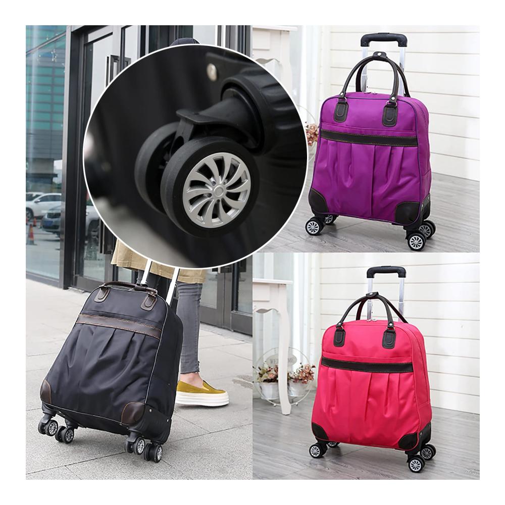 Dual Roller Wheels für Koffer - 2er Set Ersatzrollen Universal Swivel Casters für Trolley und Hartschalenkoffer - Gepäck Ersatzräder mit hoher Qualität