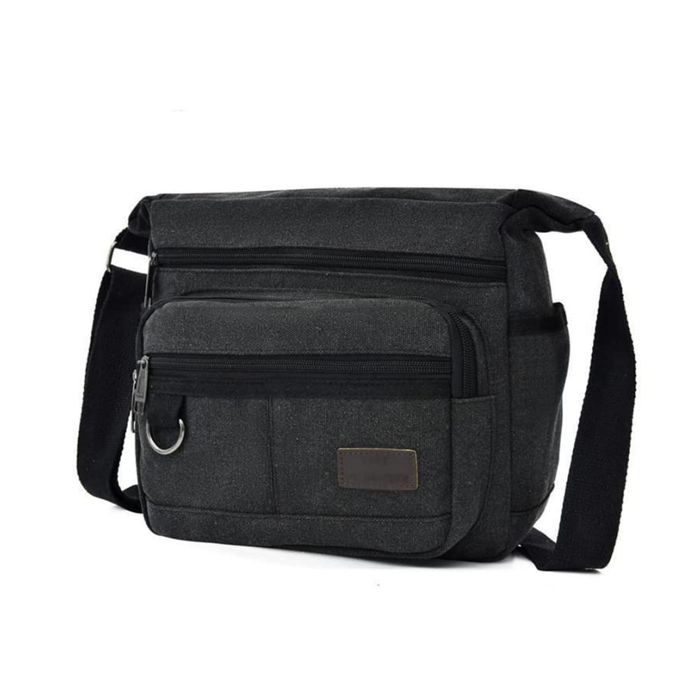 Canvas Messenger Bag Stilvolle Schultertasche für Outdoor-Abenteuer und Freizeit – Ideal für Reisen und den täglichen Gebrauch