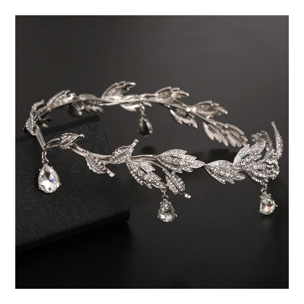 Haarbänder für Damen Eleganter Wasser-Diamant-Kopfschmuck mit kristallklarem Glanz