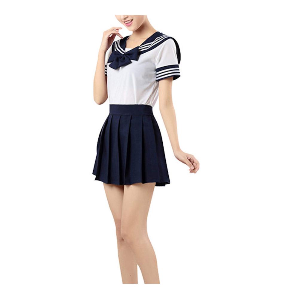 Rock & Blazer Damen Mädchen Cosplay Kostüm Set - Japanische Maskerade Partykleidung