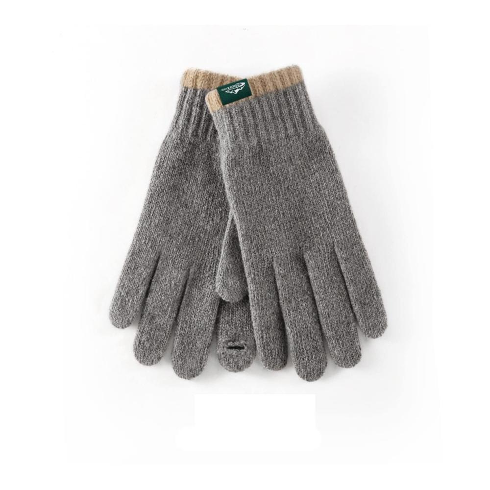 Herbst/Winter Damenhandschuhe Warme Wolle Winddicht Touchscreen Gestrickt Verdickt Vollfinger