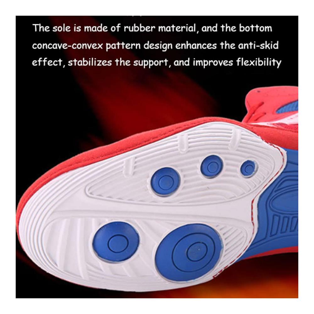 Professionelle Boxschuhe für Gewichtheben Wrestling Powerlifting & Bodybuilding – Stabile Squat-Schuhe mit optimaler Fußarbeit Flexibilität und Atmungsaktivität für Herren und Damen (Größe 36-46