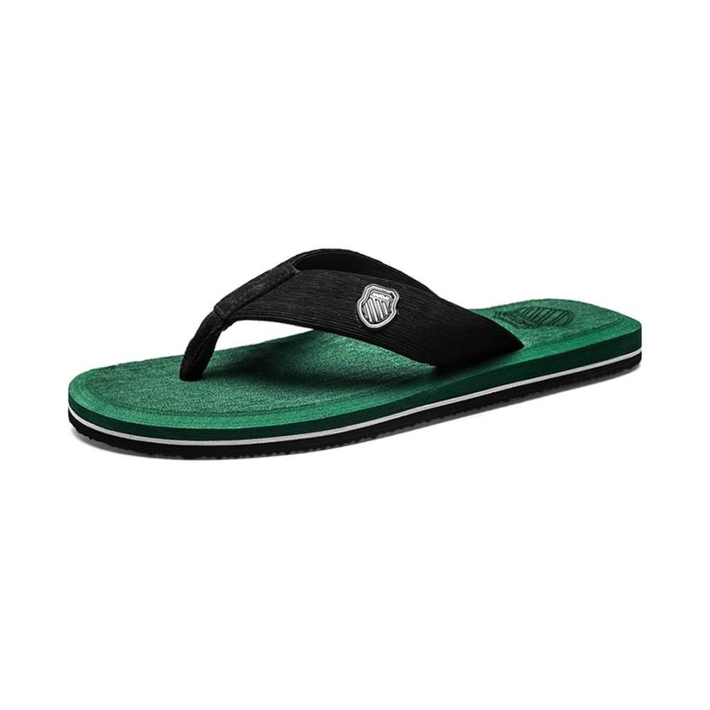 Zehentrenner Unisex Leichte bequeme Badelatschen rutschfeste Badeschlappen Hausschuhe - Sommer Flip Flops für Herren Damen (Grün 37 EU