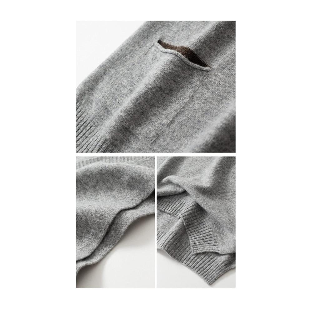 Damen Kaschmir Ärmellose Pullover Weste - Stilvoller V-Ausschnitt Preppy Vintage Design Lässige Wintermode